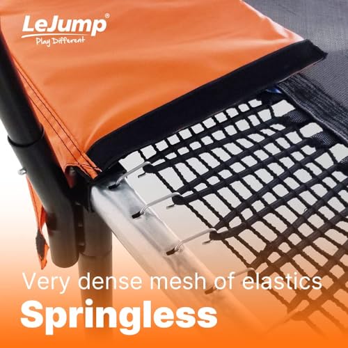 LeJump Outdoor Springless Trampoline with Enclosure Net F147