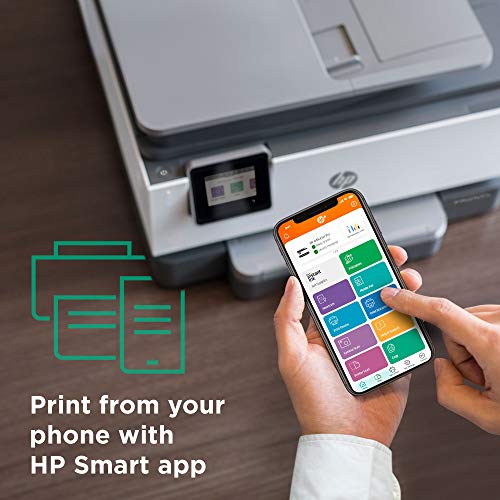 HP OfficeJet Pro 9015e Wireless Color All-in-One Printer, Gray S65616
