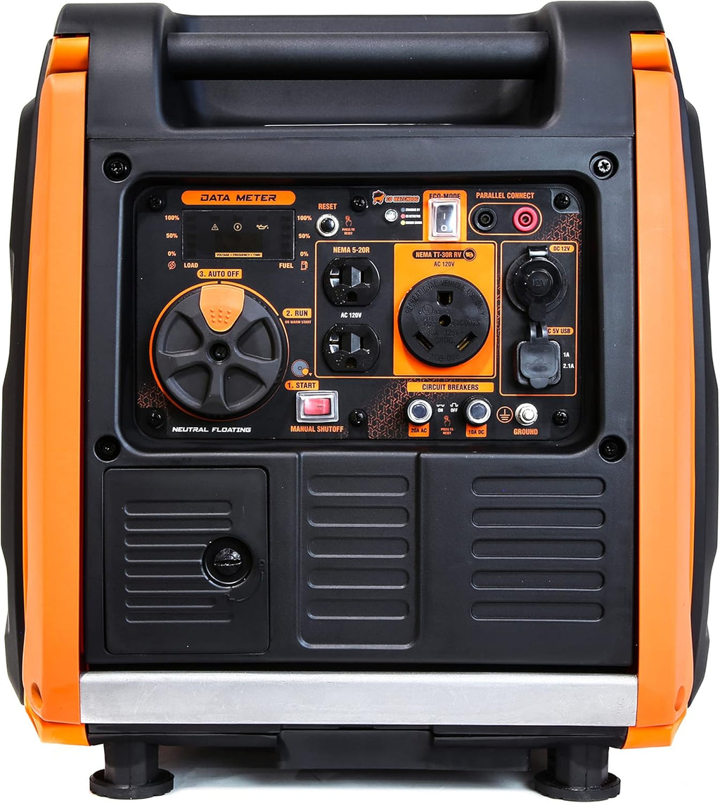 WEN 56400iX 4000-Watt Inverter Generator with CO Shutdown Sensor H5856