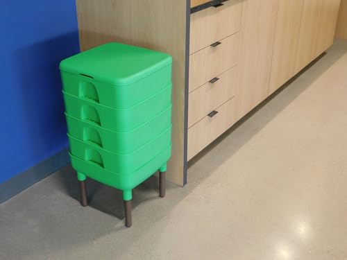 FCMP Outdoor Essential Living Composter 4-Tray Worm Bin Grey P8520