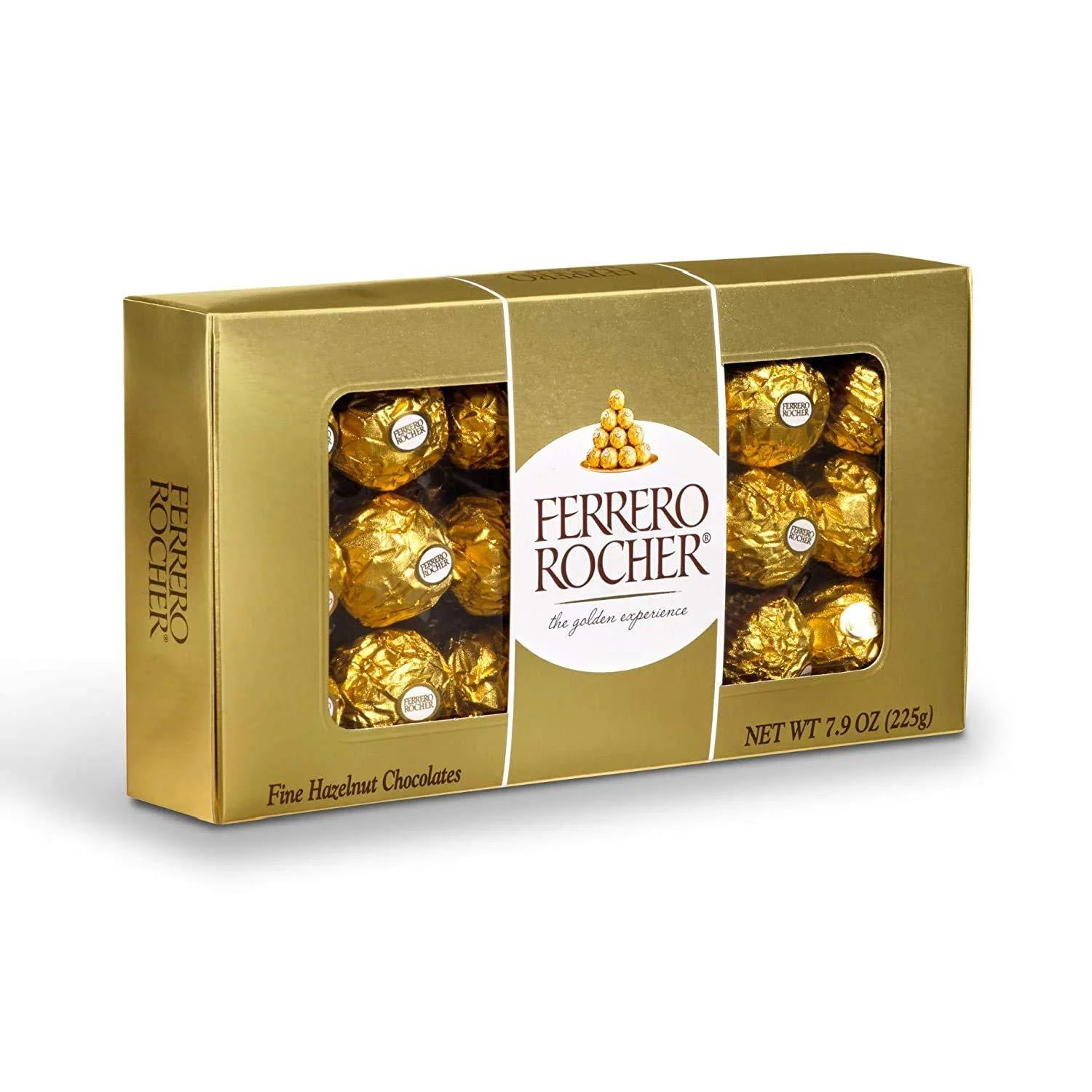 Ferrero Rocher Fine Hazelnut Milk Chocolate Gift Box, 18 Count I147