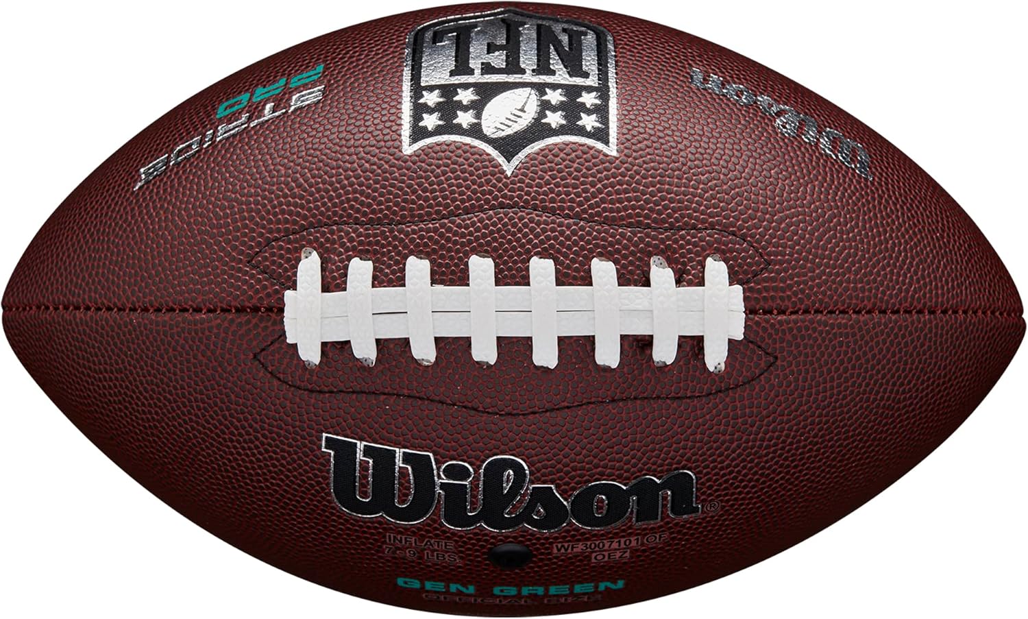 WILSON NFL Stride Pro Eco Football - Brown, Official Size S6803