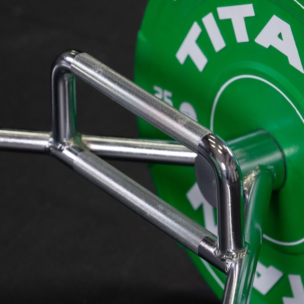 Titan Fitness Olympic 2in Hex Trap Bar, 500 LB Capacity, Knurled Grips X6732