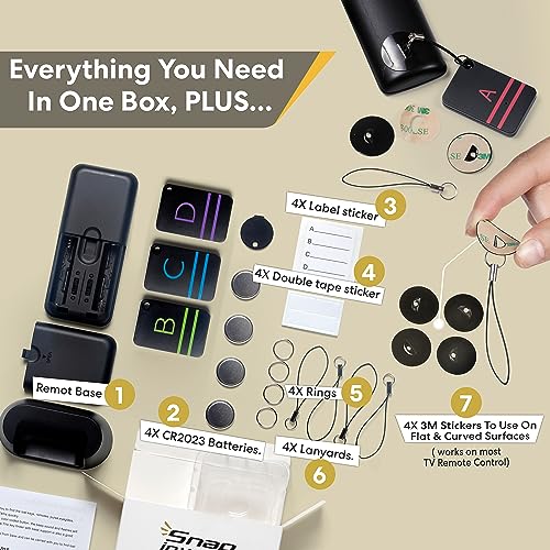 Key Finder and TV Remote Control Retriever - Keychain Tracker Locator Z105