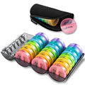 Yaklim Monthly Pill Organizer 2 Times A Day,XL One Month 28 Day Pill Box AM PM,Daily Pill Case Large 4 Week,Medication Organizer Dispenser for Pills,Fish Oils, Vitamin,Supplement（4 colors ）