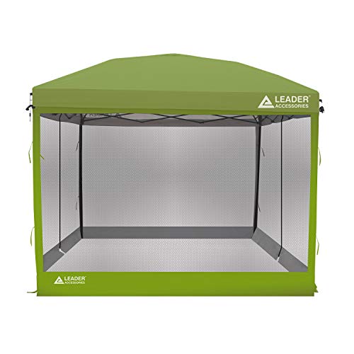 Leader Accessories Mesh Screen Zippered Wall Panels for 10' x 10' Canopy, Beige U489