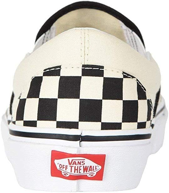 Vans Unisex Classic Slip-On Shoes Black White Checkered Q656013