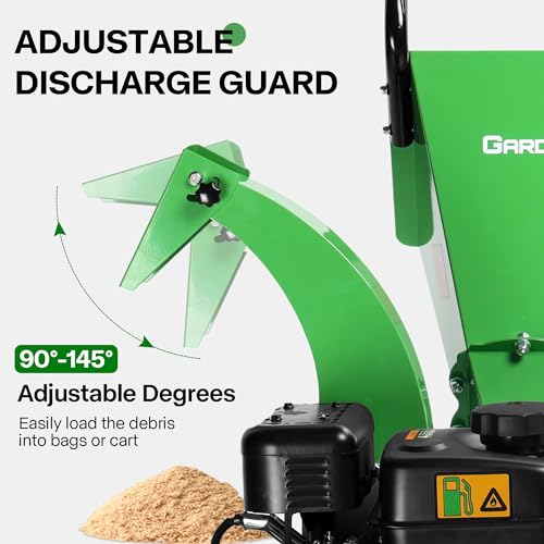 S3 Wood Chipper Shredder 7HP 212cc Gas Powered, 3" Max Capacity T367235