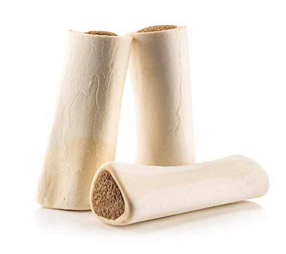 Jack&Pup Filled Dog Bones for Aggressive Chewers, 5-6", Peanut Butter Flavor U32969
