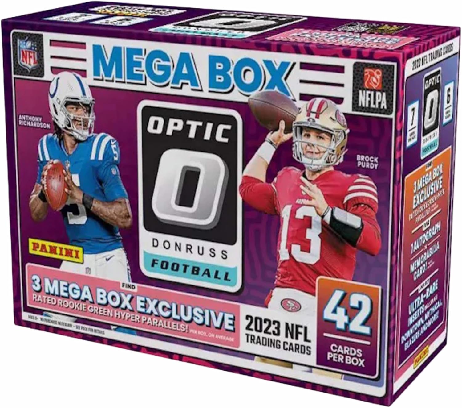2023 Panini Donruss Optic NFL Football Trading Cards Mega Box