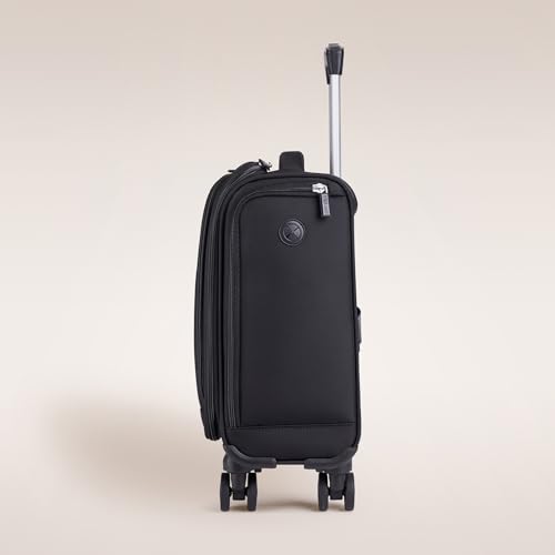 Verage Underseat Carry On Luggage with Wheels, 14.5 Inch Spinner Suitcase, Black V292
