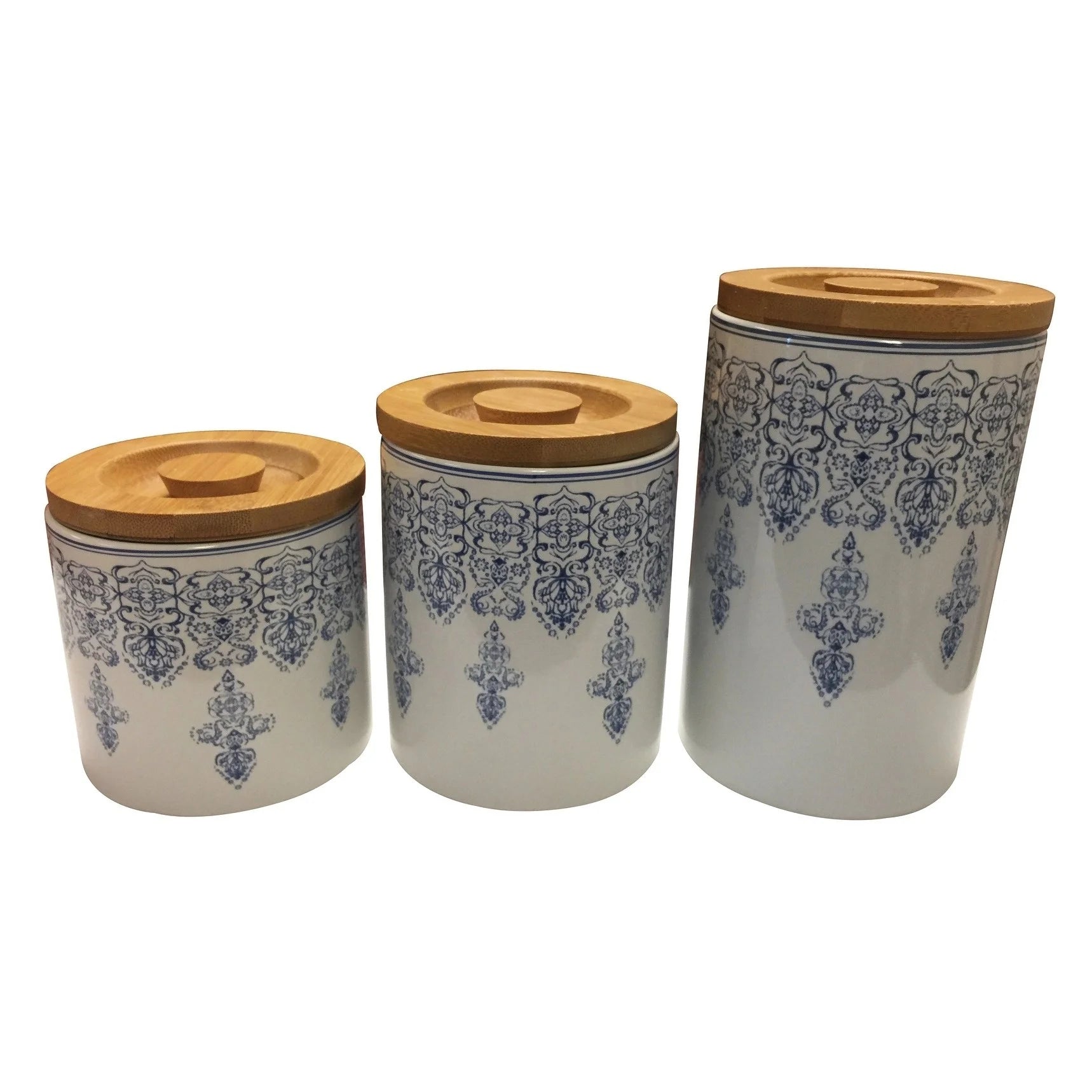Le Chef Ceramic Storage Canisters Set of 3 F400