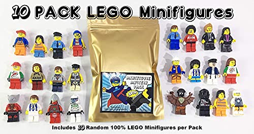 LEGO Minifigure People Lot 10 Random City Town Set by USA S904846